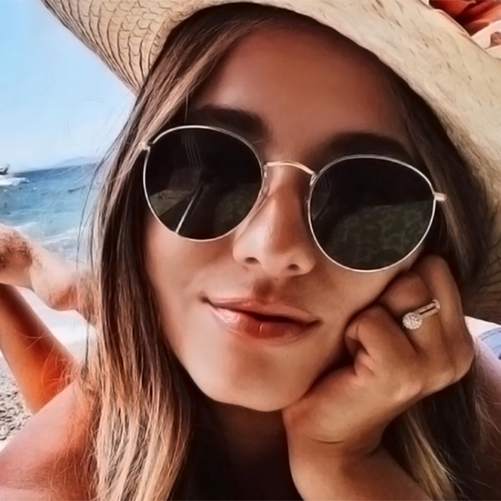 NWT Fashion Gold Sunglasses